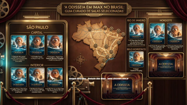 Onde assistir A Odisseia em IMAX no Brasil: todas as salas por cidade, endereços e preços