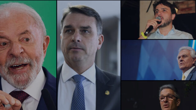 Reta pré-campanha: o que fazem Lula, Flávio, Renan Santos, Caiado e Zema às vésperas das convenções de 2026
