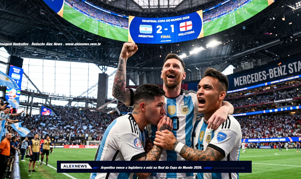 Alex News — Argentina 2 x 1 Inglaterra: Lautaro sai do banco, vira o jogo e leva a Albiceleste à final contra a Espanha — Esportes
