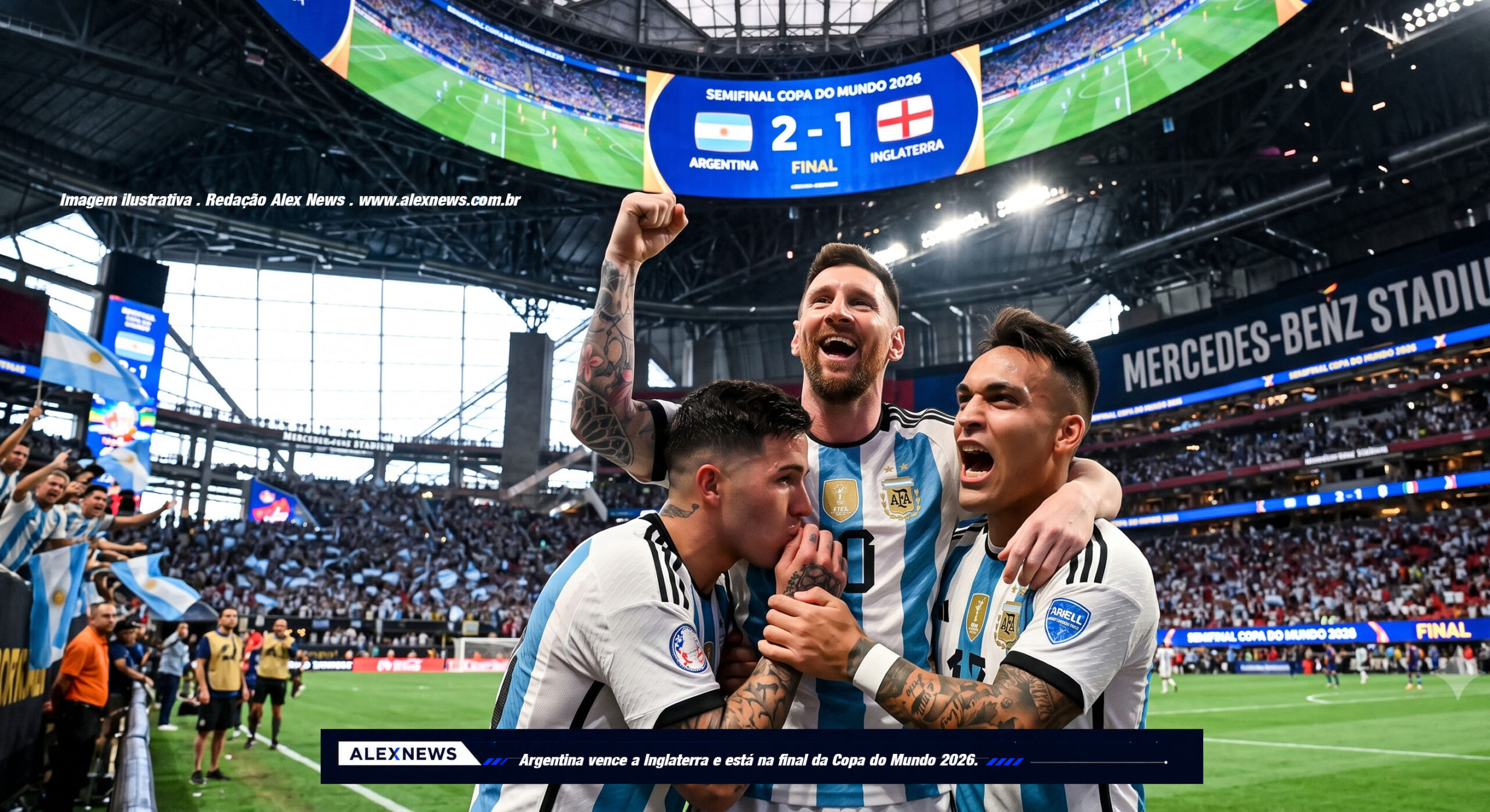 Argentina 2 x 1 Inglaterra: Lautaro sai do banco, vira o jogo e leva a Albiceleste à final contra a Espanha