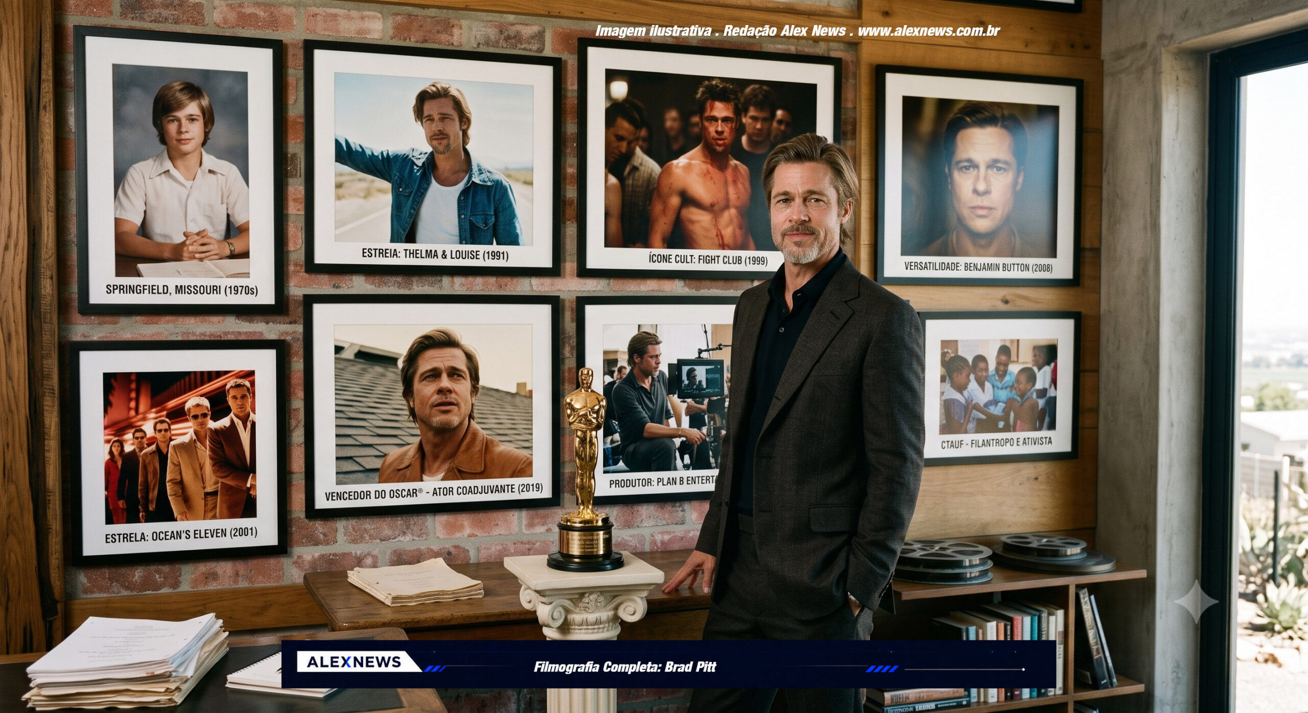Filmografia Completa: Brad Pitt — do frango de lanchonete ao Aquiles, de Se7en ao recorde de F1, todos os filmes do último astro clássico de Hollywood