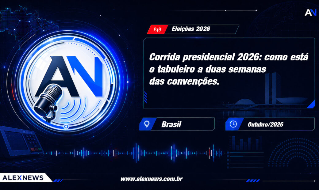 Alex News — Corrida presidencial 2026: como está o tabuleiro a duas semanas das convenções — Politica