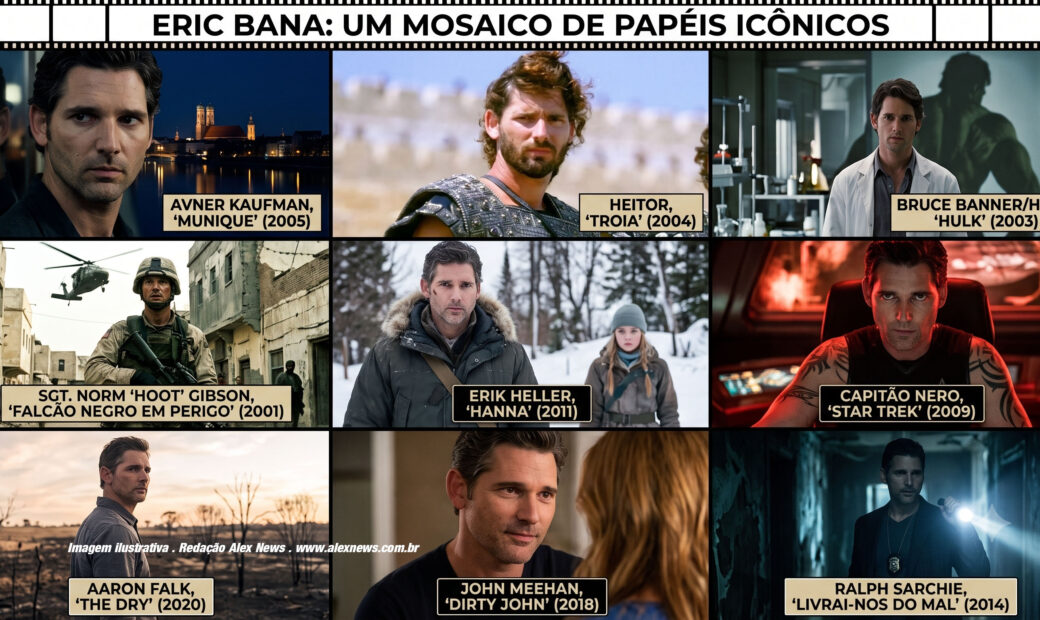 Alex News — Filmografia Completa: Eric Bana — do comediante que virou Hulk ao Heitor de Troia, todos os filmes e séries do australiano mais discreto de Hollywood — Entretenimento