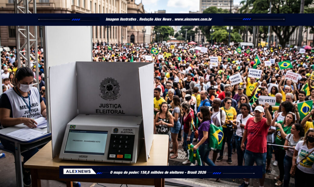 Alex News — 158,8 milhões de eleitores: o mapa do poder que vai decidir 2026 — Politica