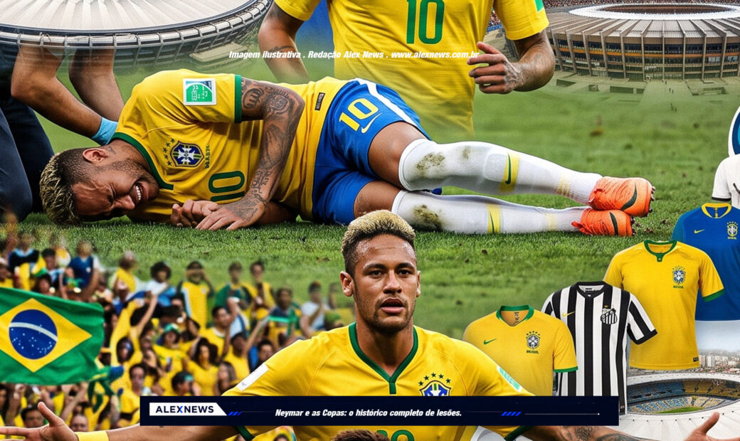 Alex News — Neymar e as Copas: o histórico completo de lesões que definiu uma trajetória — e o fim da linha — Esportes