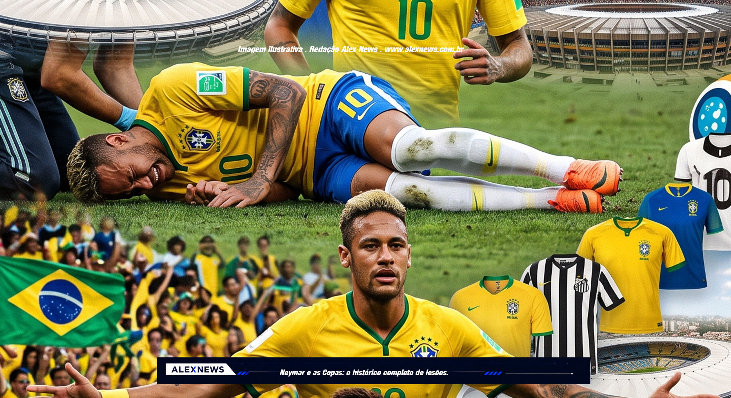 Neymar e as Copas: o histórico completo de lesões que definiu uma trajetória — e o fim da linha