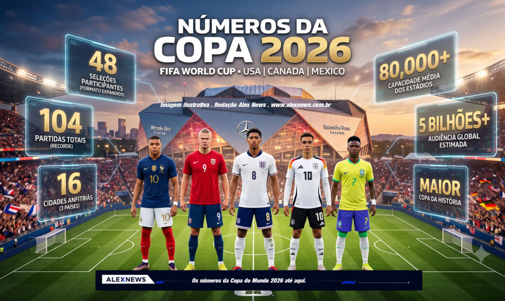 Alex News — Números da Copa 2026: artilharia, goleadas e destaques até as semifinais — Esportes