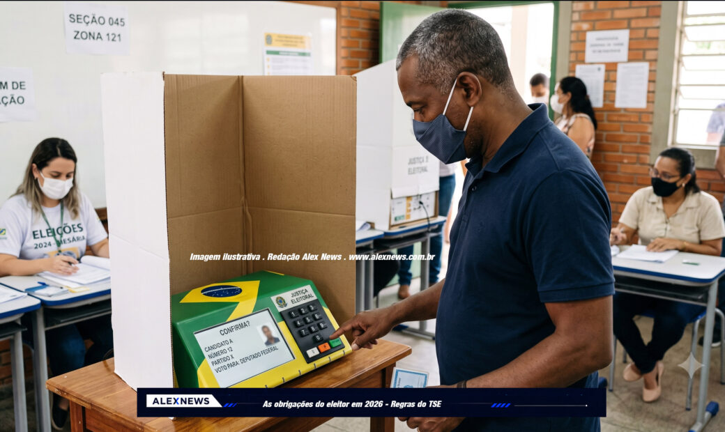 Alex News — Voto em trânsito, justificativa e multa: o guia completo das obrigações do eleitor em 2026, direto das regras do TSE — Eleições 2026
