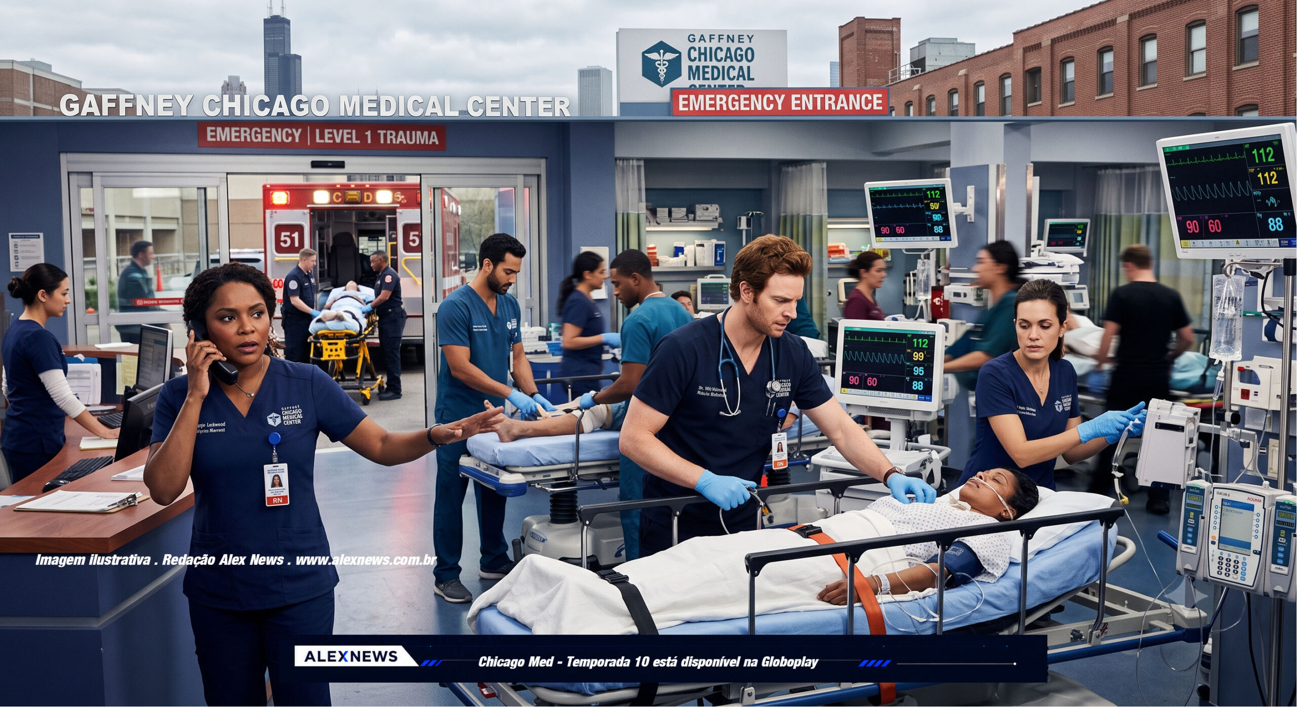 Chicago Med T10 no Globoplay: a temporada da virada — novos médicos, tema ousado, a despedida silenciosa de uma veterana e todas as curiosidades