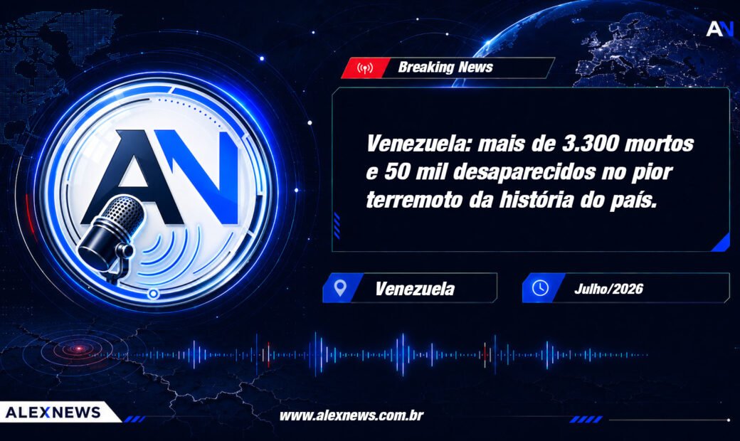 Alex News — Venezuela: mais de 3.300 mortos e 50 mil desaparecidos no pior terremoto da história do país — Mundo