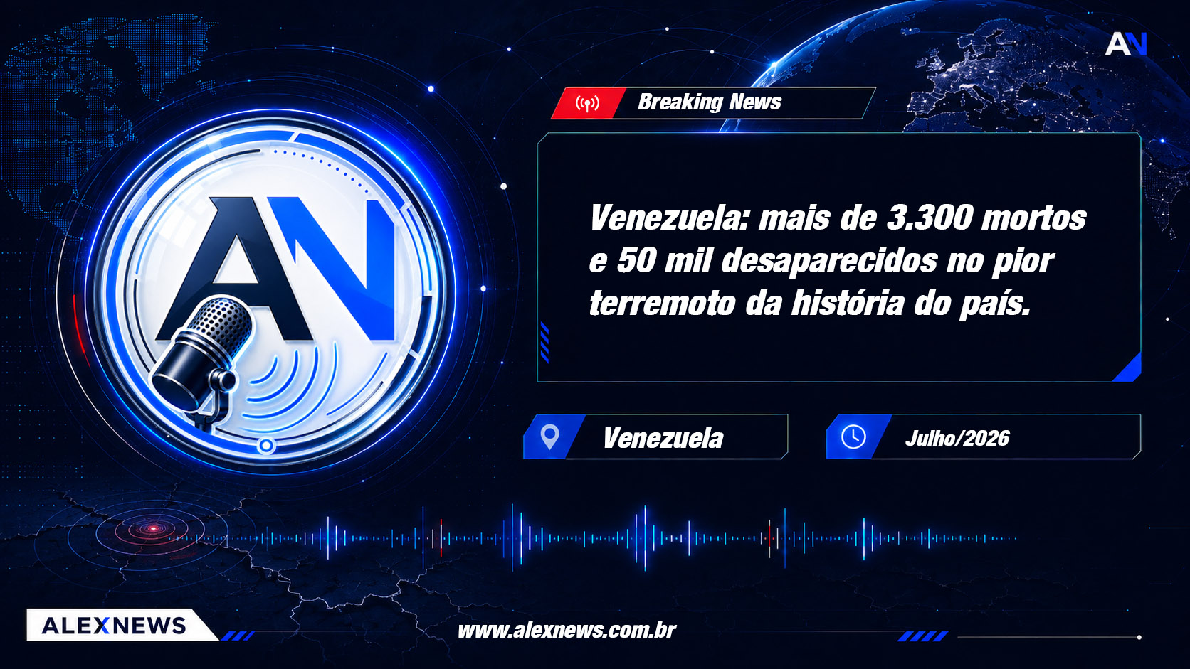 Venezuela: mais de 3.300 mortos e 50 mil desaparecidos no pior terremoto da história do país