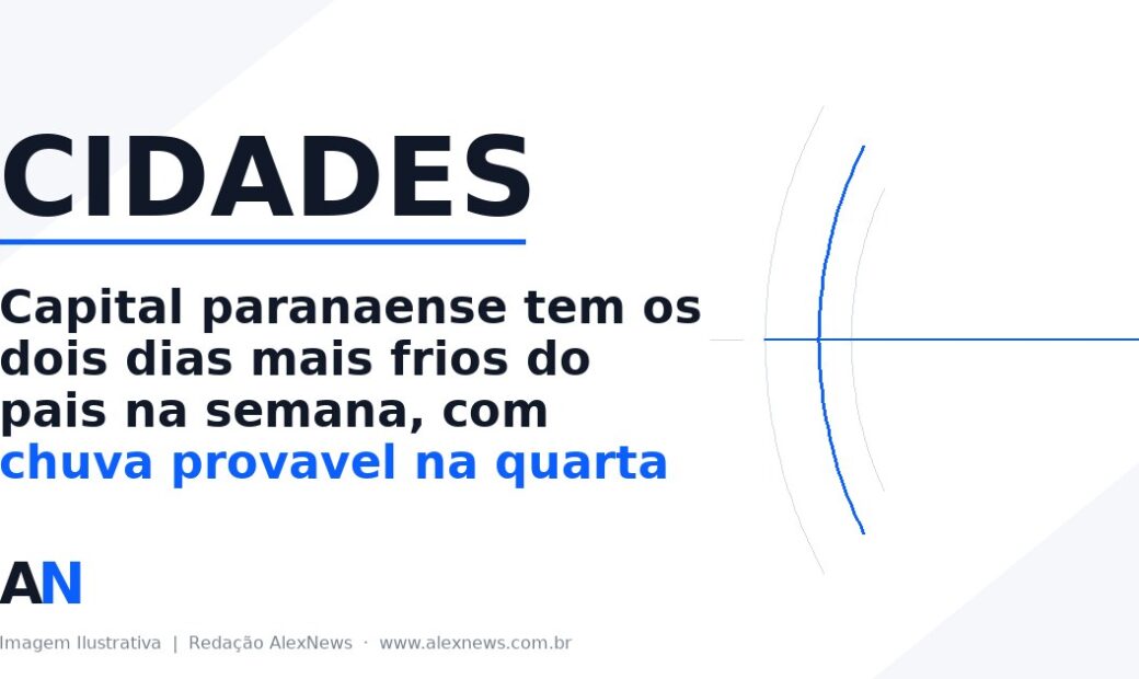 Alex News — Previsão do tempo em Curitiba: máxima de 13,9°C na sexta, a mais baixa entre as capitais — Cidades