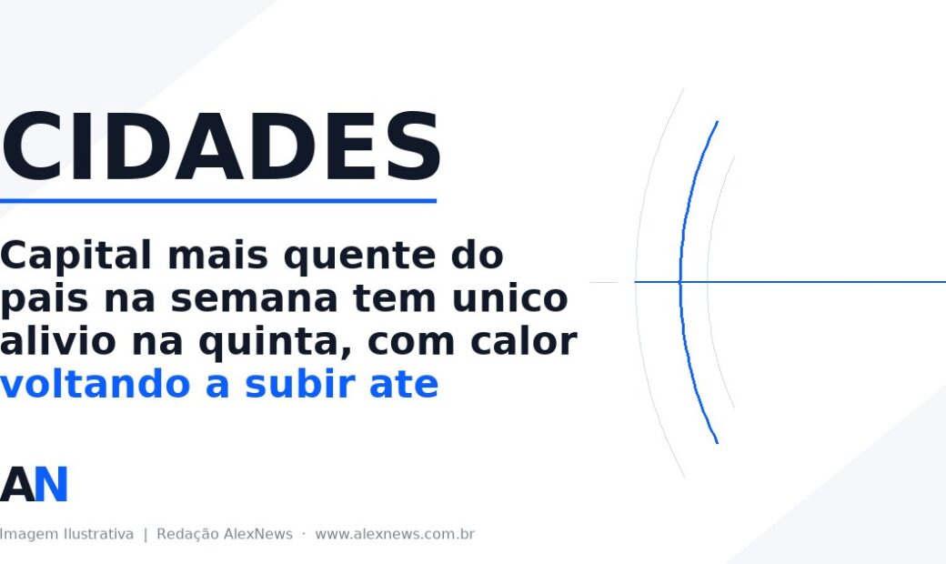 Alex News — Previsão do tempo em Cuiabá: 36,4°C na quarta, alívio na quinta e calor de volta no sábado — Cidades