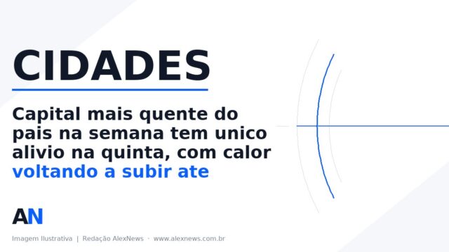 Previsão do tempo em Cuiabá: 36,4°C na quarta, alívio na quinta e calor de volta no sábado