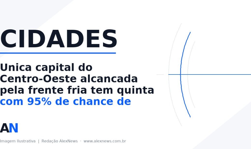 Alex News — Previsão do tempo em Campo Grande: quinta-feira com 95% de chance de chuva e queda de 8 graus — Cidades