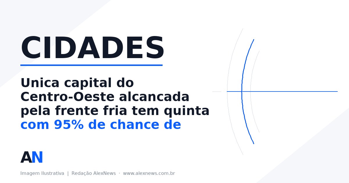 Previsão do tempo em Campo Grande: quinta-feira com 95% de chance de chuva e queda de 8 graus