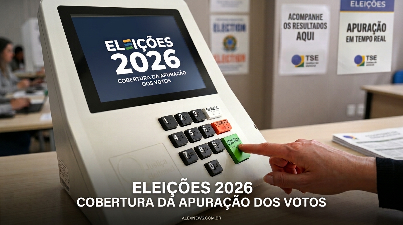 Apuração: resultado da eleição 2026 para presidente, governador e Senado
