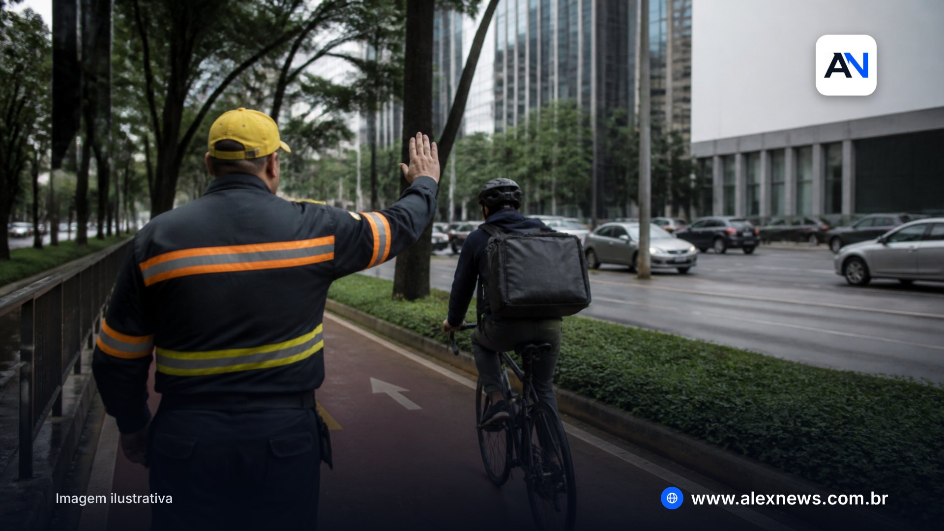 Bike comum também leva multa em SP: o caso do entregador da Faria Lima
