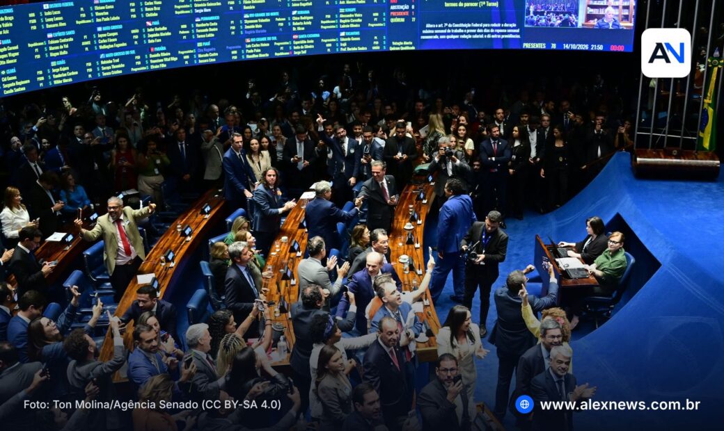 Senado aprova fim da escala 6×1 por 75 a 1